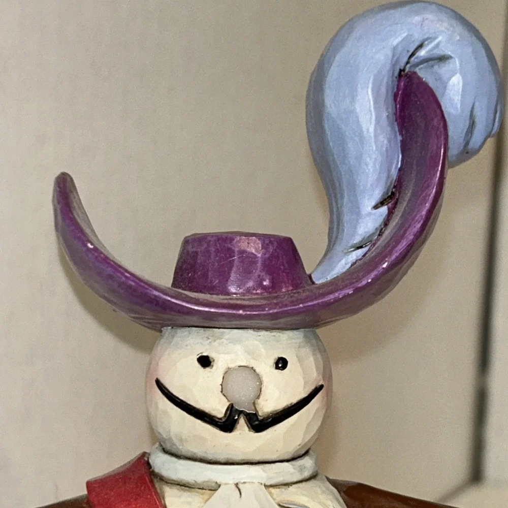 Jim Shore Disney Traditions Snowman - Peter‎ Pan Capt. Hook 4051971 DAMAGE